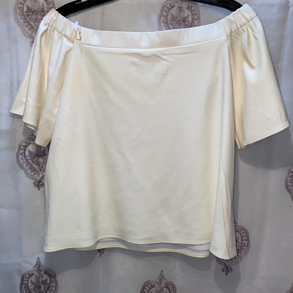 Bailey/44 Cream Polyurethane/Polyester Lined Shir… - image 8